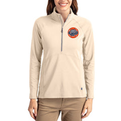 Houston Astros Cutter & Buck Women's Cooperstown Collection Adapt Eco Knit Stretch Half-Zip Pullover | MLB Outlet