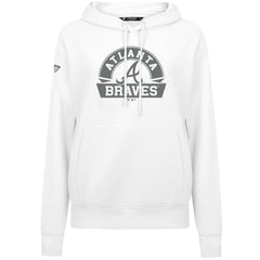 Atlanta Braves Levelwear Women's Adorn Banner Arch Hoodie | MLB US