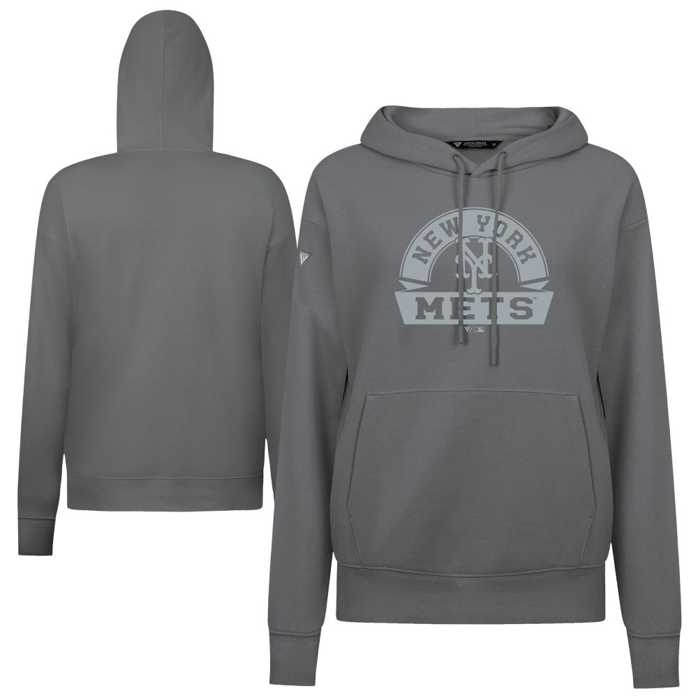 New York Mets Levelwear Women's Adorn Banner Arch Hoodie | MLB Shop