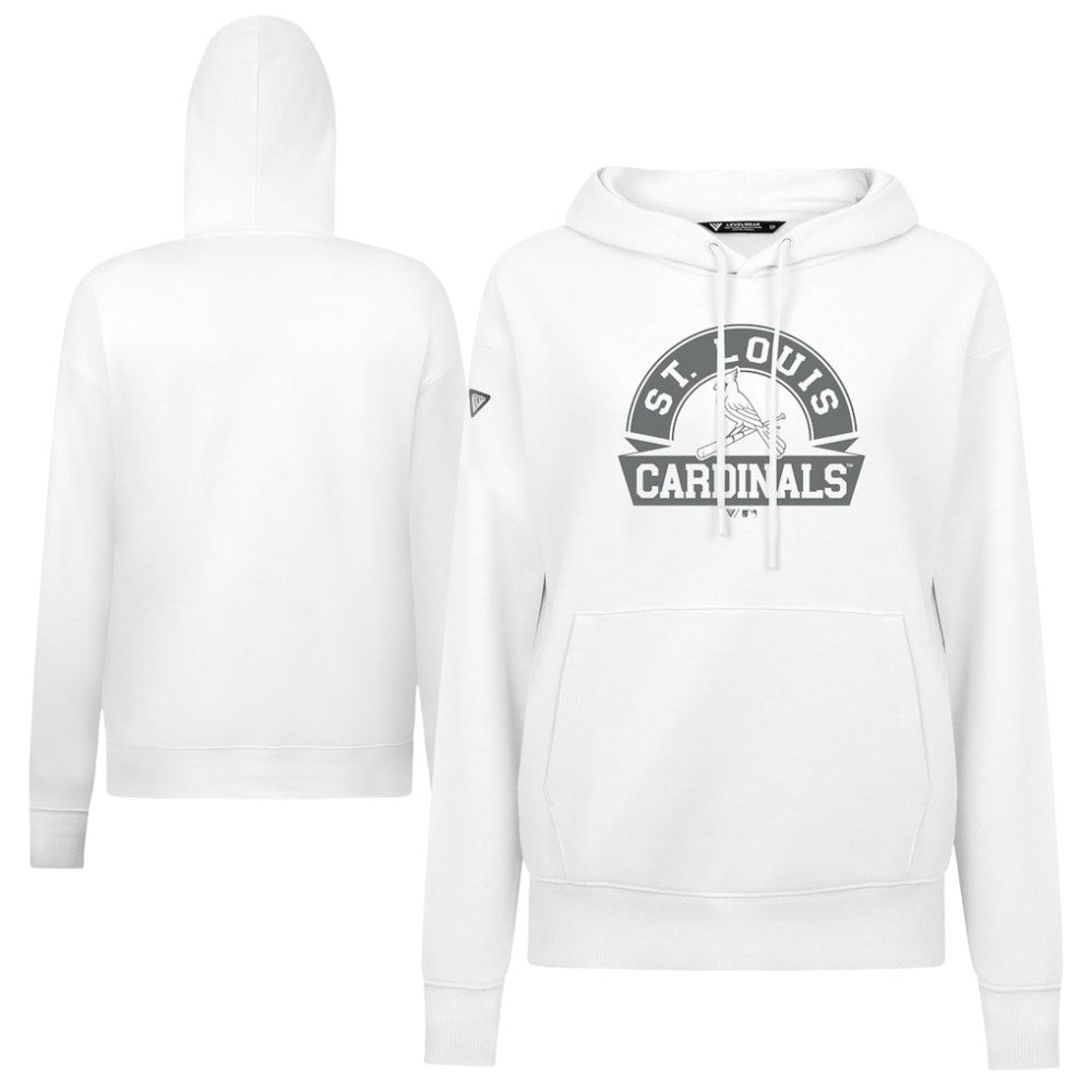 St. Louis Cardinals Levelwear Women's Adorn Banner Arch Hoodie | MLB Sale