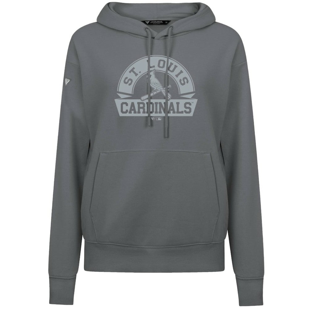 St. Louis Cardinals Levelwear Women's Adorn Banner Arch Hoodie | MLB US