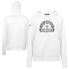 Colorado Rockies Levelwear Women's Adorn Banner Arch Hoodie | MLB Discount