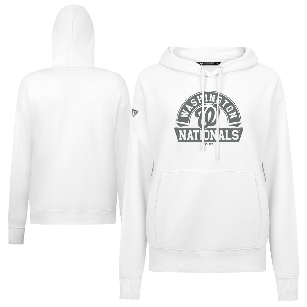 Washington Nationals Levelwear Women's Adorn Banner Arch Hoodie | MLB New