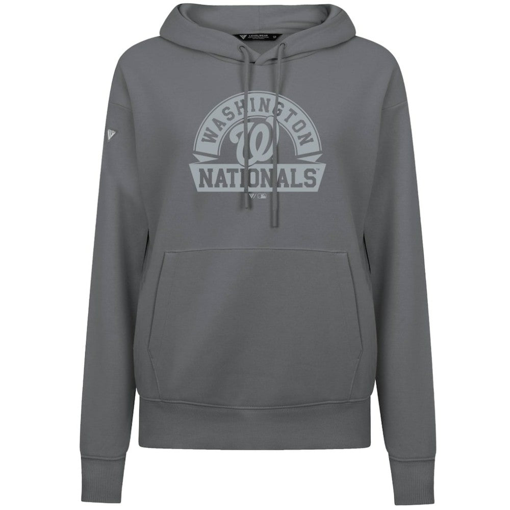 Washington Nationals Levelwear Women's Adorn Banner Arch Hoodie | MLB New