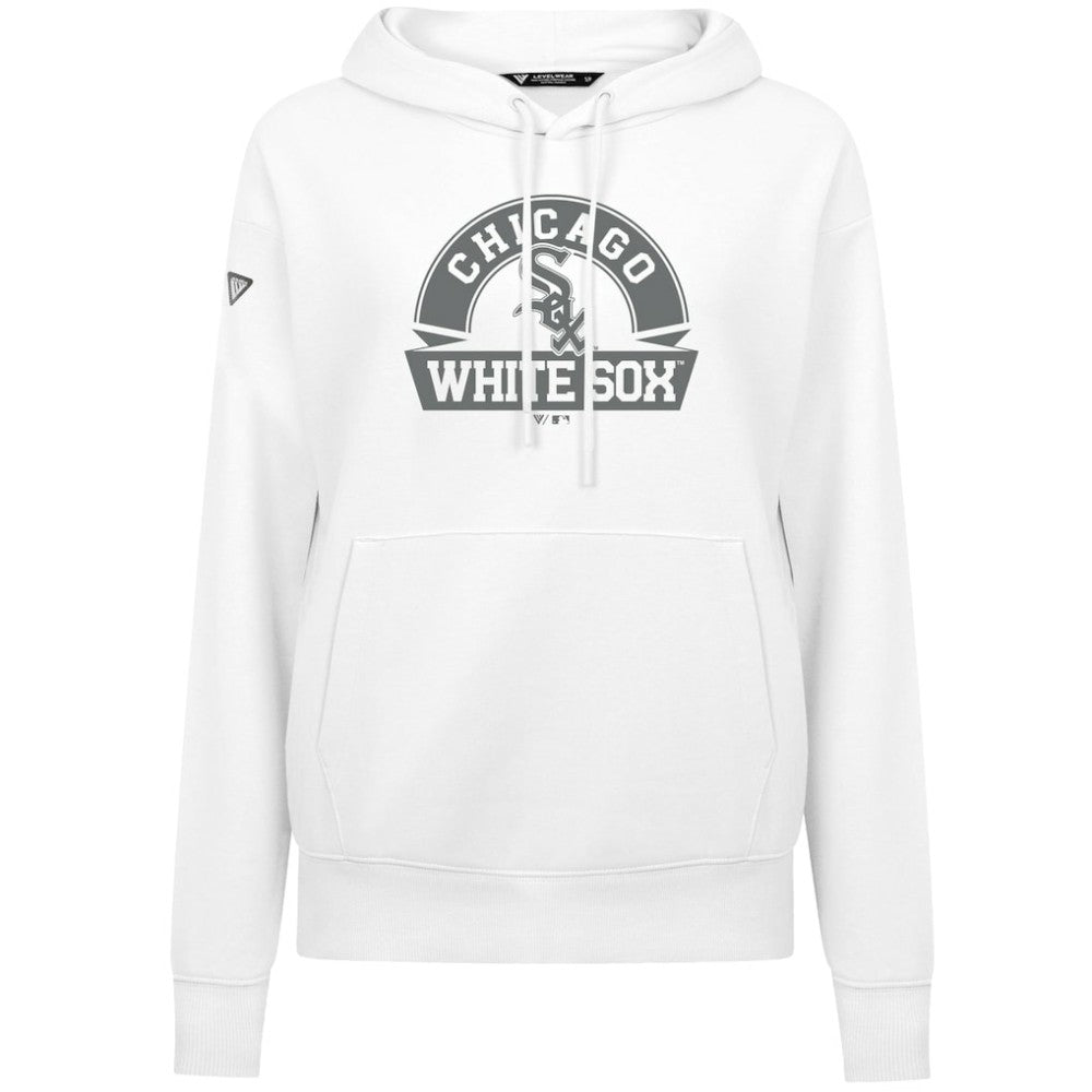 Chicago White Sox Levelwear Women's Adorn Banner Arch Hoodie | MLB On Sale