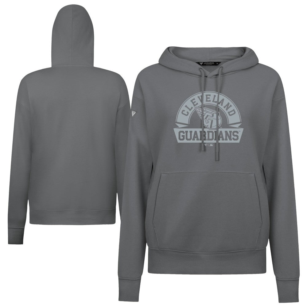 Cleveland Guardians Levelwear Women's Adorn Banner Arch Hoodie | MLB Discount