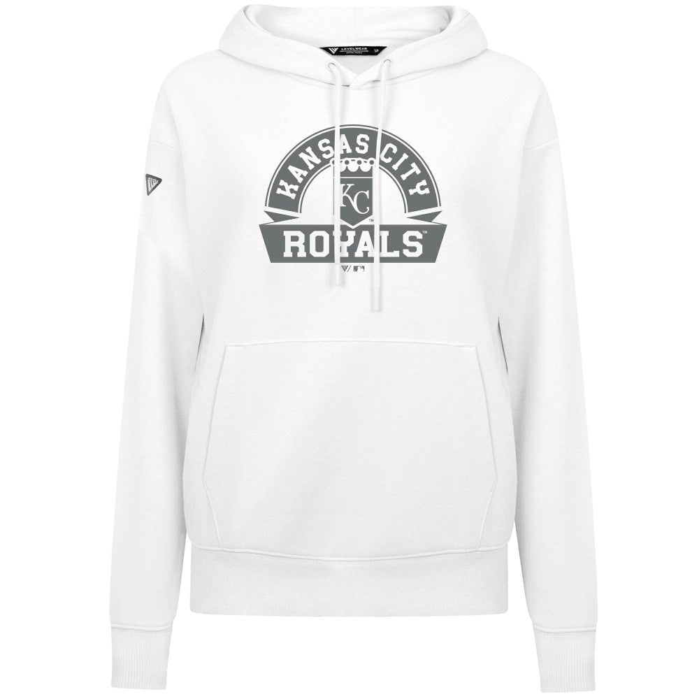 Kansas City Royals Levelwear Women's Adorn Banner Arch Hoodie | MLB On Sale