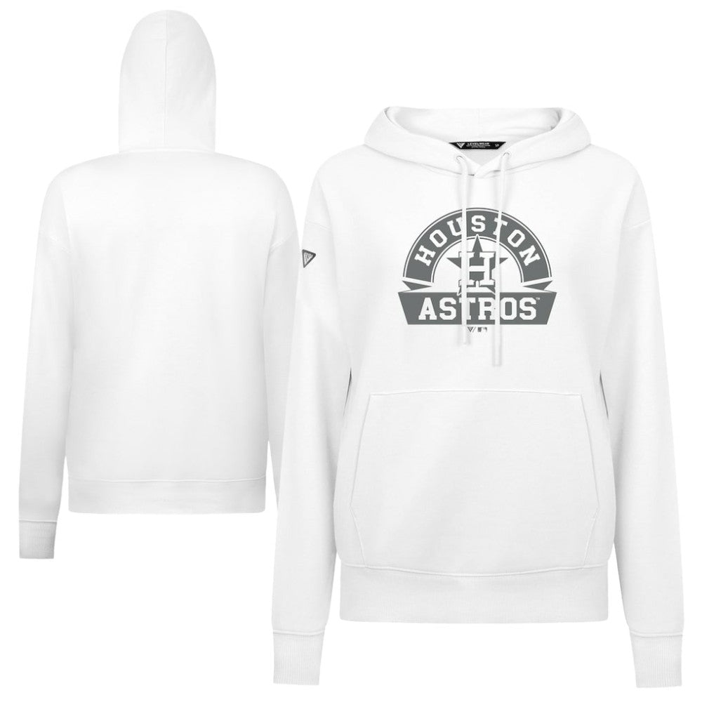 Houston Astros Levelwear Women's Adorn Banner Arch Hoodie | MLB On Sale