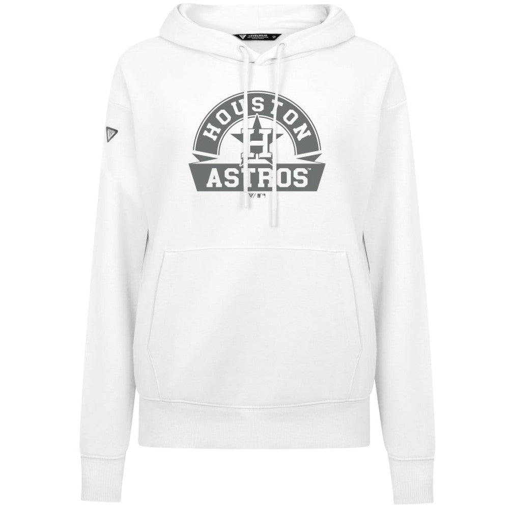 Houston Astros Levelwear Women's Adorn Banner Arch Hoodie | MLB On Sale