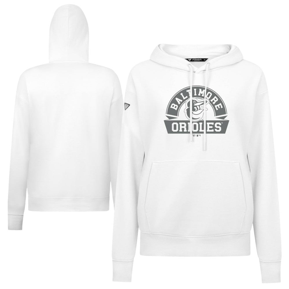 Baltimore Orioles Levelwear Women's Adorn Banner Arch Hoodie | MLB Shop