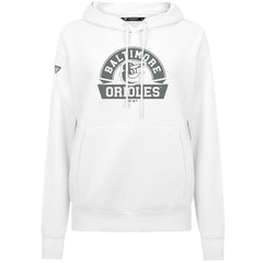 Baltimore Orioles Levelwear Women's Adorn Banner Arch Hoodie | MLB Shop