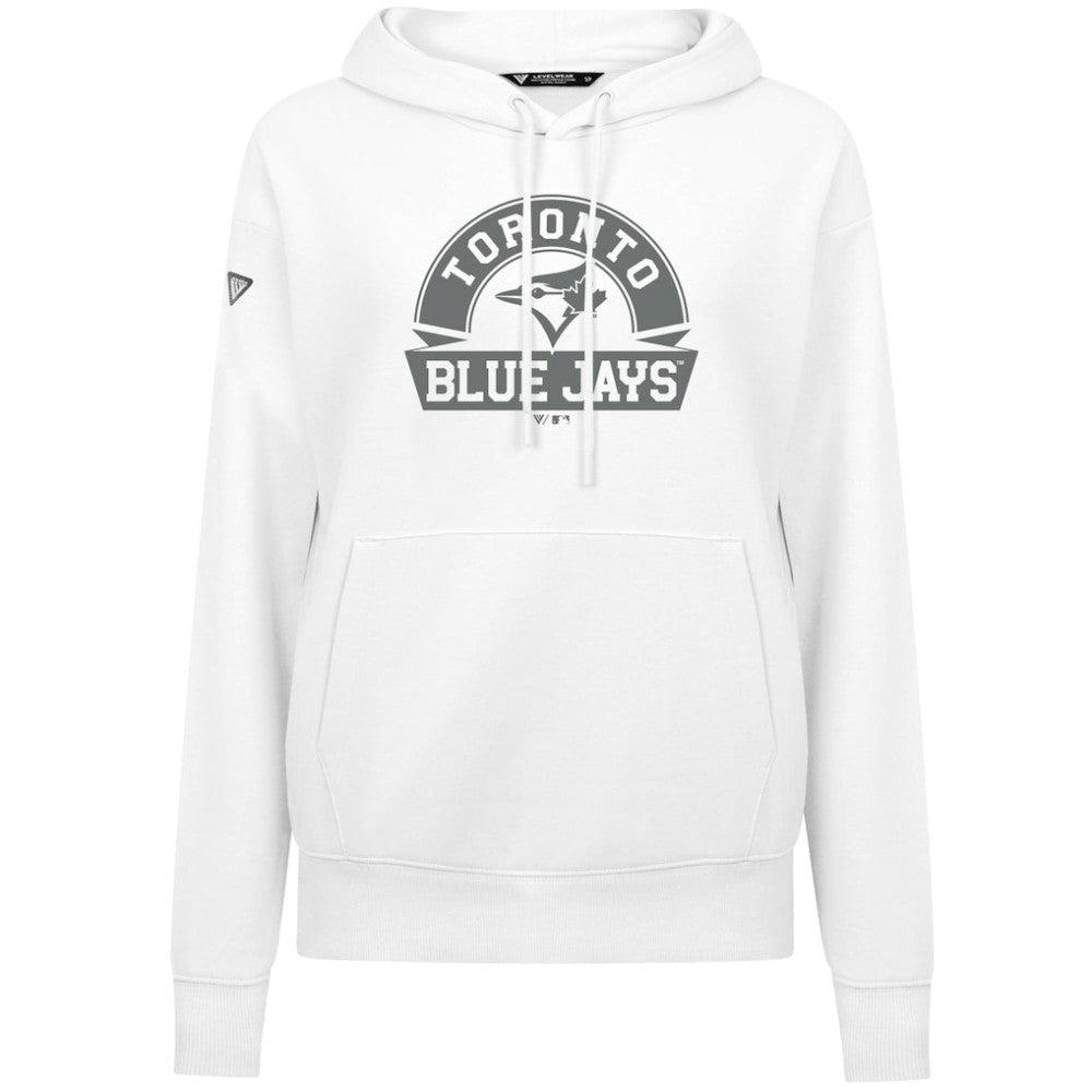 Toronto Blue Jays Levelwear Women's Adorn Banner Arch Hoodie | MLB Outlet
