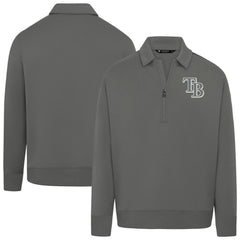 Tampa Bay Rays Levelwear Women's Canmore Chenille Logo Quarter-Zip Top | MLB Online
