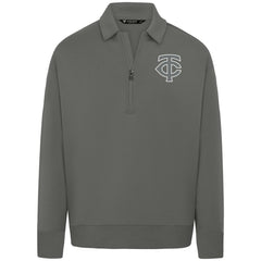Minnesota Twins Levelwear Women's Canmore Chenille Logo Quarter-Zip Top | MLB Online
