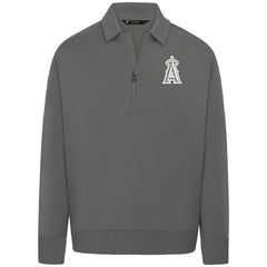 Los Angeles Angels Levelwear Women's Canmore Chenille Logo Quarter-Zip Top | MLB Near me