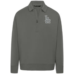 Los Angeles Dodgers Levelwear Women's Canmore Chenille Logo Quarter-Zip Top | MLB US