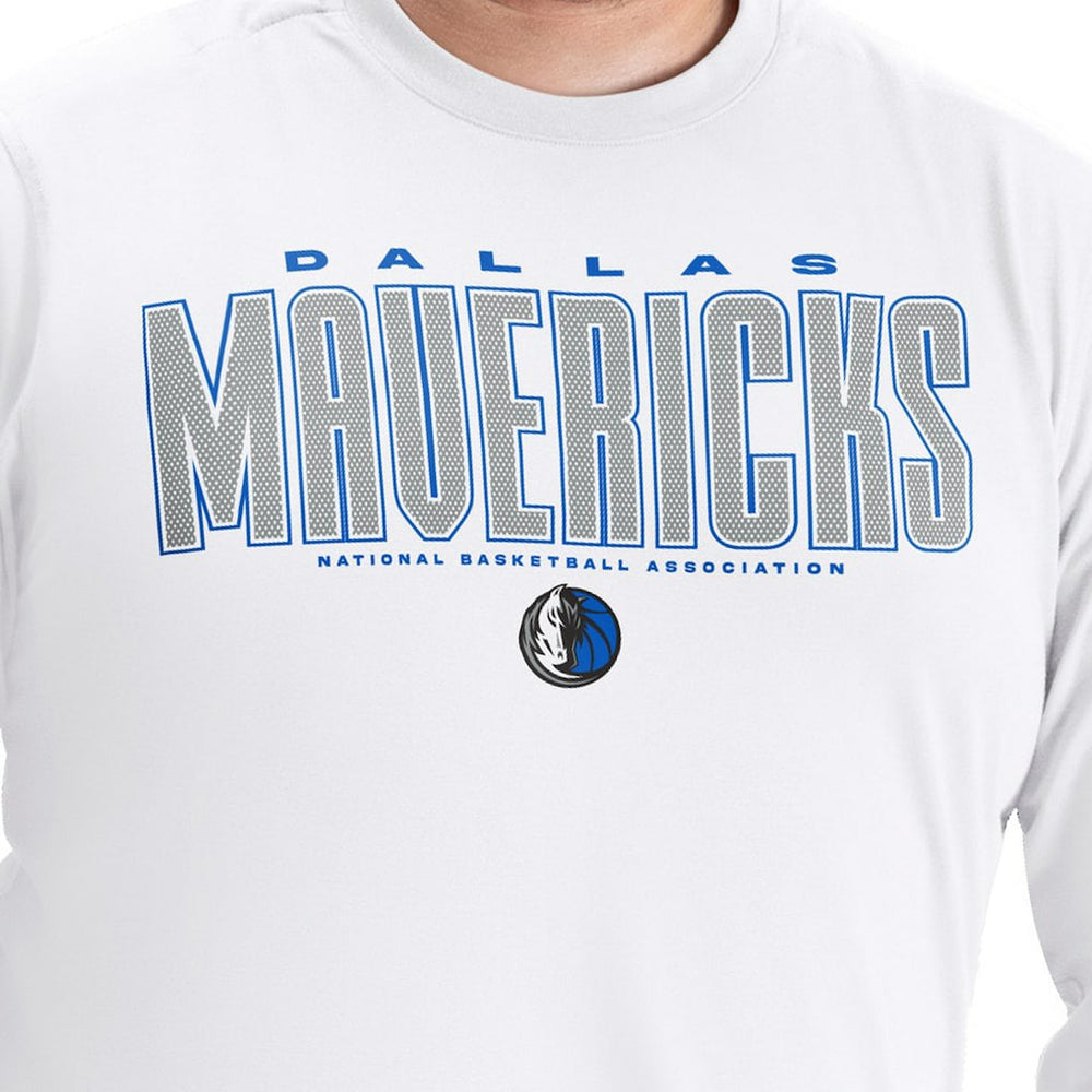 Dallas Mavericks G-III Sports by Carl Banks Adaptive Printed Mesh Effect Long Sleeve T-Shirt sale New