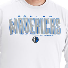 Dallas Mavericks G-III Sports by Carl Banks Adaptive Printed Mesh Effect Long Sleeve T-Shirt sale New