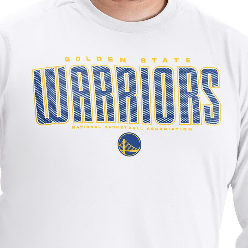 Golden State Warriors G-III Sports by Carl Banks Adaptive Printed Mesh Effect Long Sleeve T-Shirt sale Online