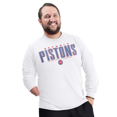 Detroit Pistons G-III Sports by Carl Banks Adaptive Printed Mesh Effect Long Sleeve T-Shirt sale Online
