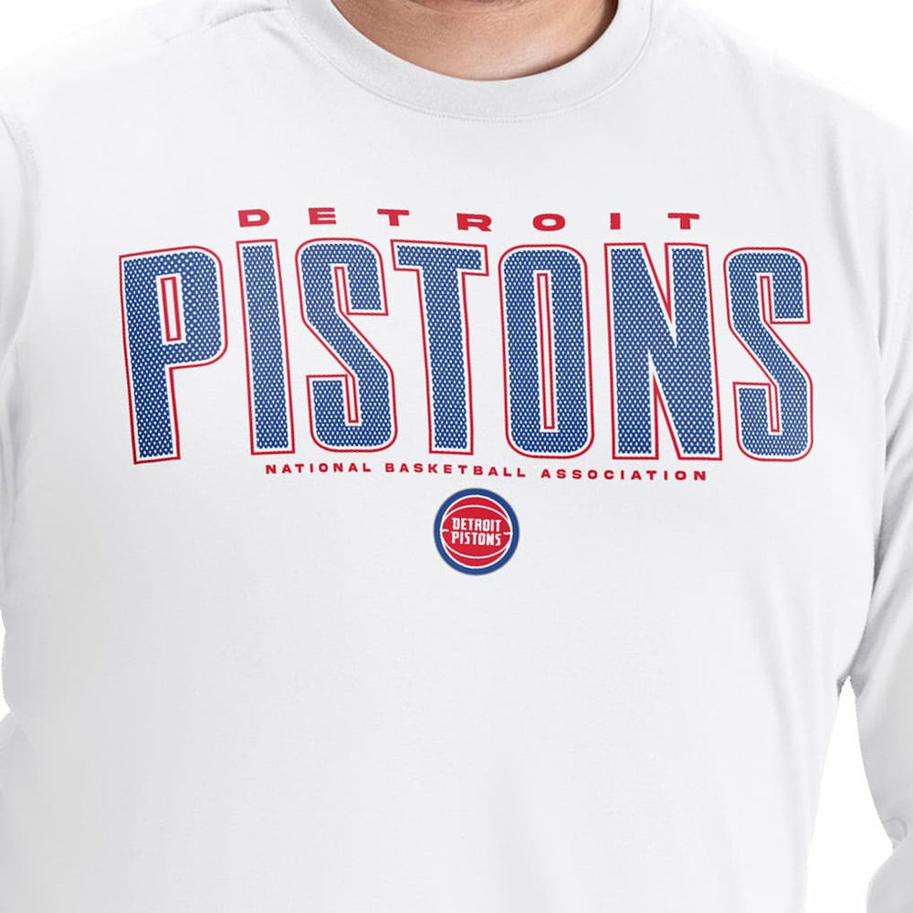 Detroit Pistons G-III Sports by Carl Banks Adaptive Printed Mesh Effect Long Sleeve T-Shirt sale Online