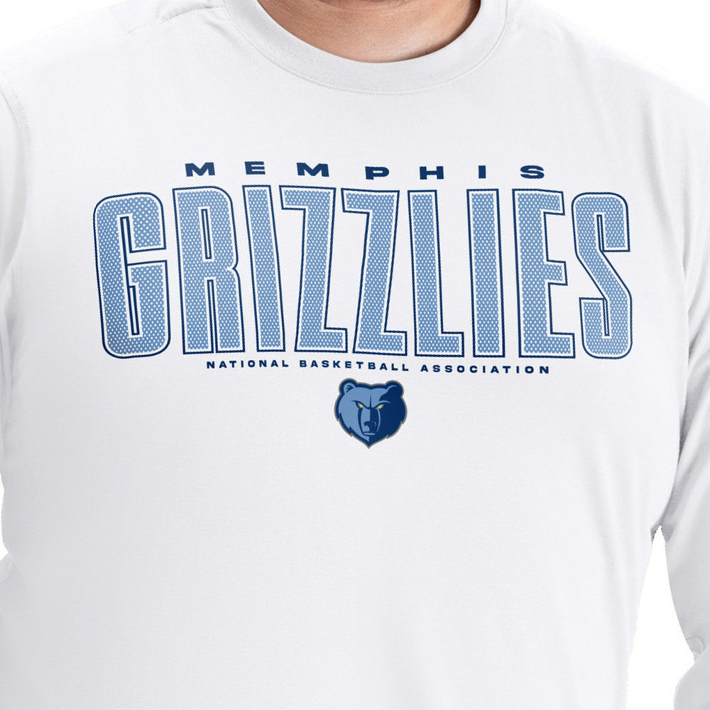 Memphis Grizzlies G-III Sports by Carl Banks Adaptive Printed Mesh Effect Long Sleeve T-Shirt For Sale