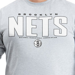 Brooklyn Nets G-III Sports by Carl Banks Adaptive Printed Mesh Effect Long Sleeve T-Shirt Online