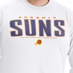 Phoenix Suns G-III Sports by Carl Banks Adaptive Printed Mesh Effect Long Sleeve T-Shirt New