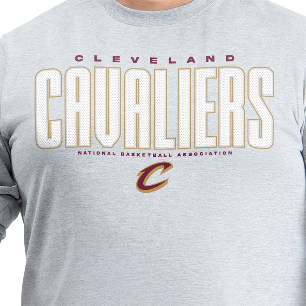 Cleveland Cavaliers G-III Sports by Carl Banks Adaptive Printed Mesh Effect Long Sleeve T-Shirt sale New