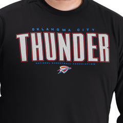 Oklahoma City Thunder G-III Sports by Carl Banks Adaptive Printed Mesh Effect Long Sleeve T-Shirt On Sale