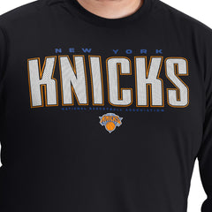 New York Knicks G-III Sports by Carl Banks Adaptive Printed Mesh Effect Long Sleeve T-Shirt Discount