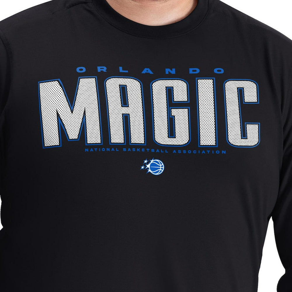 Orlando Magic G-III Sports by Carl Banks Adaptive Printed Mesh Effect Long Sleeve T-Shirt Discount