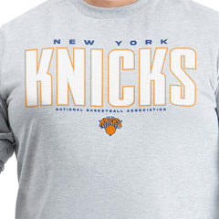 New York Knicks G-III Sports by Carl Banks Adaptive Printed Mesh Effect Long Sleeve T-Shirt New