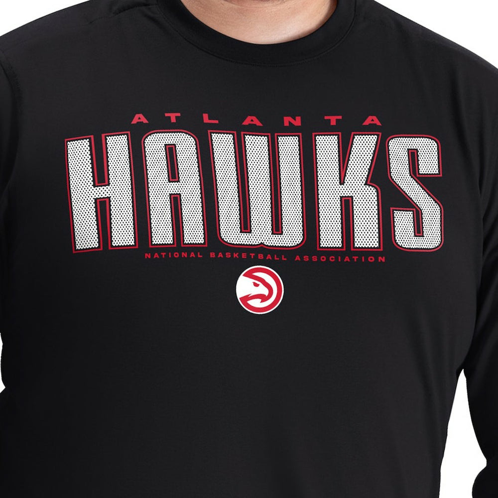 Atlanta Hawks G-III Sports by Carl Banks Adaptive Printed Mesh Effect Long Sleeve T-Shirt Discount