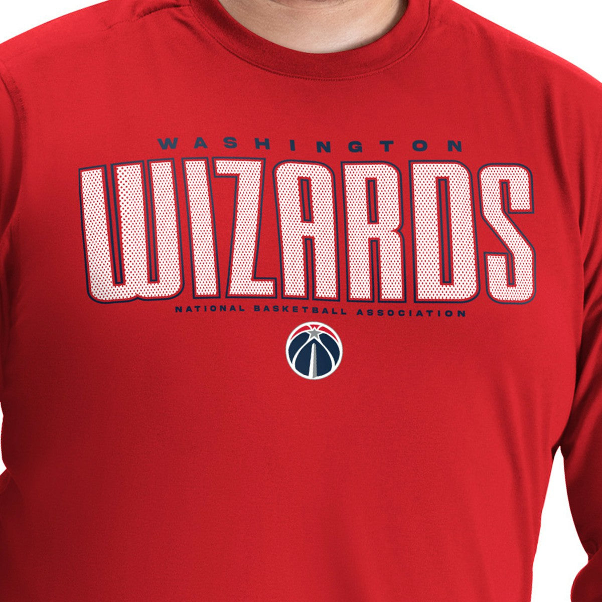 Washington Wizards G-III Sports by Carl Banks Adaptive Printed Mesh Effect Long Sleeve T-Shirt Online