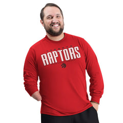 Toronto Raptors G-III Sports by Carl Banks Adaptive Printed Mesh Effect Long Sleeve T-Shirt Outlet