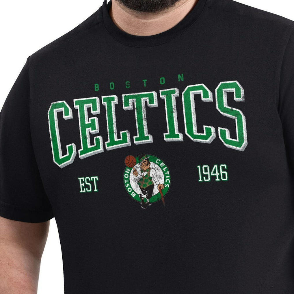 Boston Celtics G-III Sports by Carl Banks Adaptive Classic Team Spirit Short Sleeve T-Shirt New