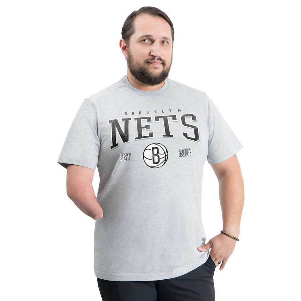Brooklyn Nets G-III Sports by Carl Banks Adaptive Classic Team Spirit Short Sleeve T-Shirt Discount