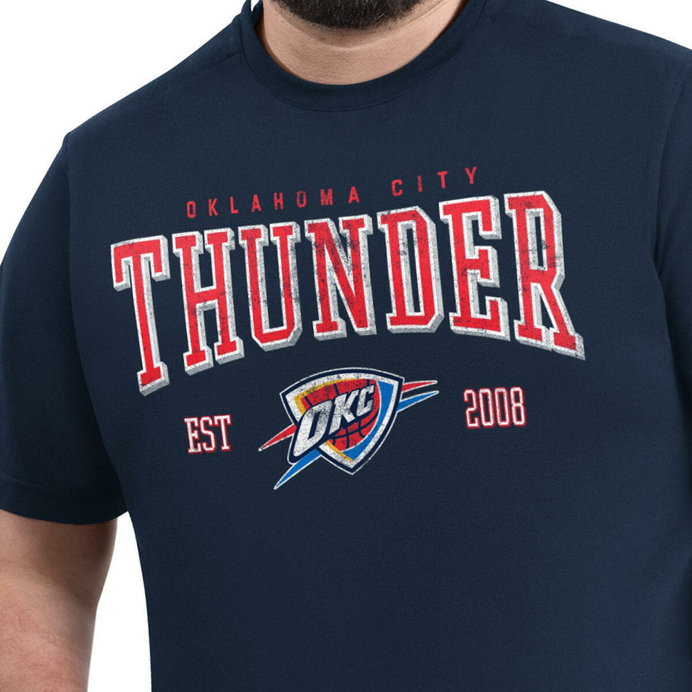 Oklahoma City Thunder G-III Sports by Carl Banks Adaptive Classic Team Spirit Short Sleeve T-Shirt New