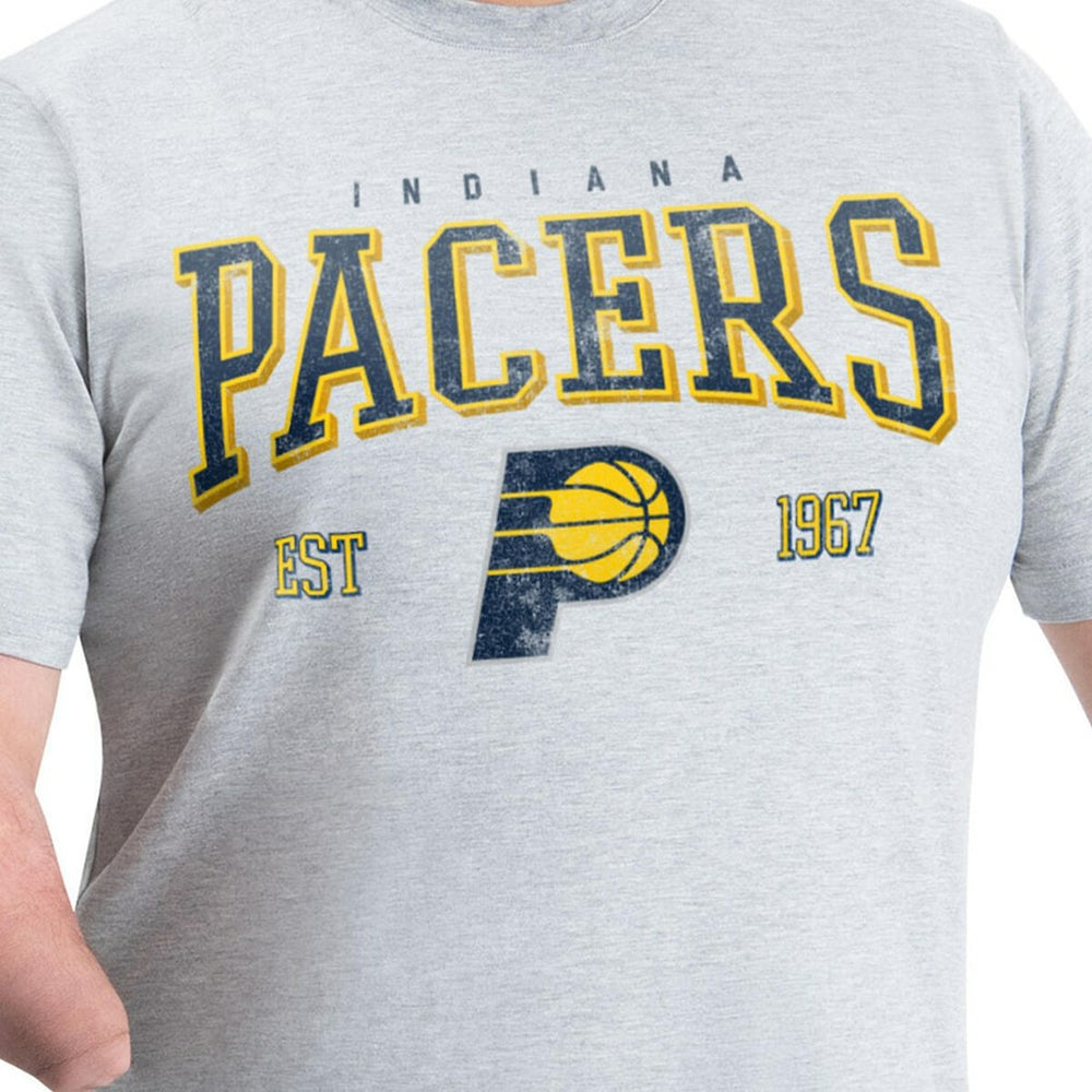 Indiana Pacers G-III Sports by Carl Banks Adaptive Classic Team Spirit Short Sleeve T-Shirt New