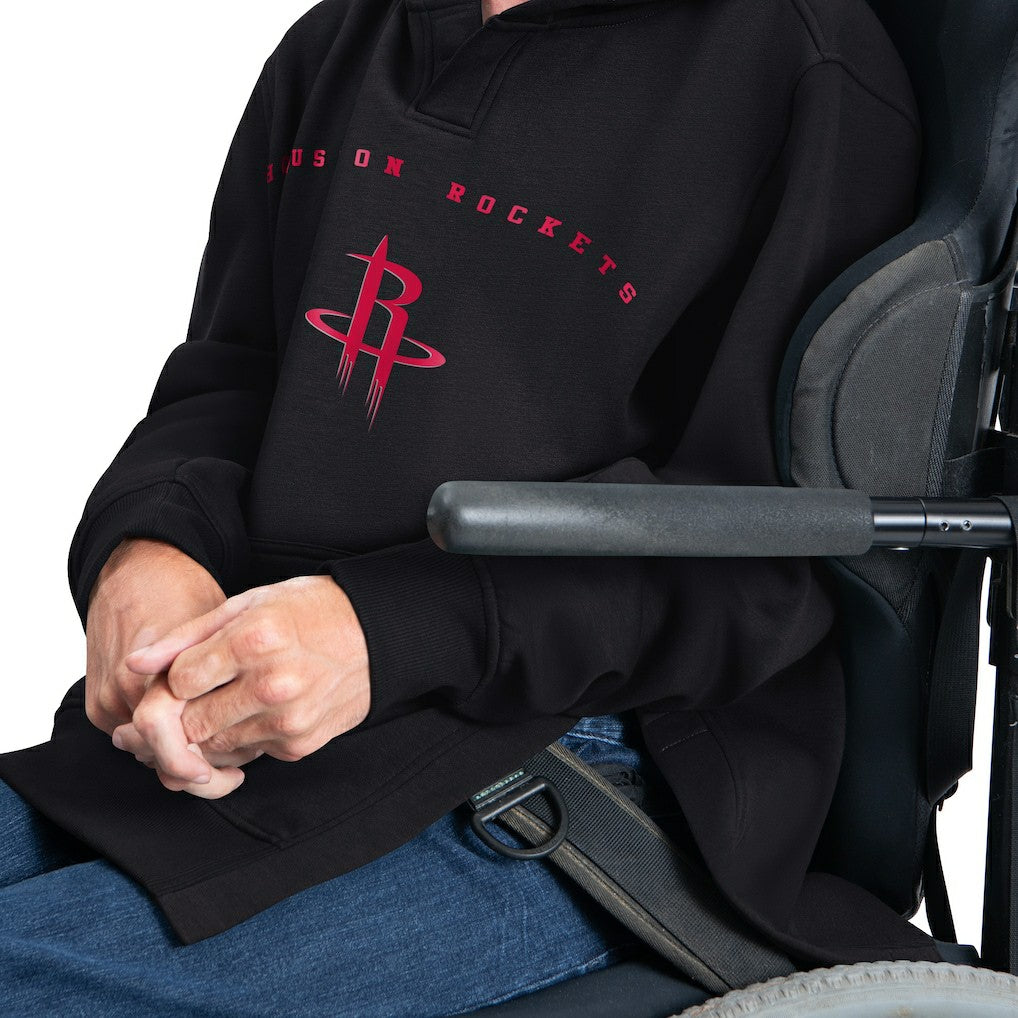 Houston Rockets G-III Sports by Carl Banks Adaptive Team Arc Fleece Hoodie sale Online
