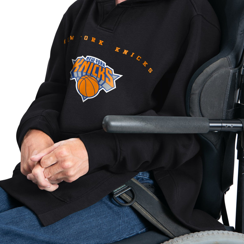 New York Knicks G-III Sports by Carl Banks Adaptive Team Arc Fleece Hoodie Discount