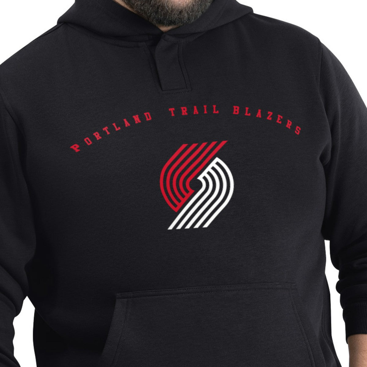 Portland Trail Blazers G-III Sports by Carl Banks Adaptive Team Arc Fleece Hoodie Outlet