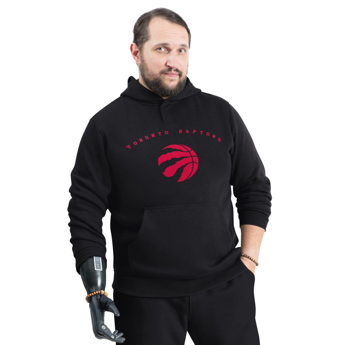 Toronto Raptors G-III Sports by Carl Banks Adaptive Team Arc Fleece Hoodie On Sale
