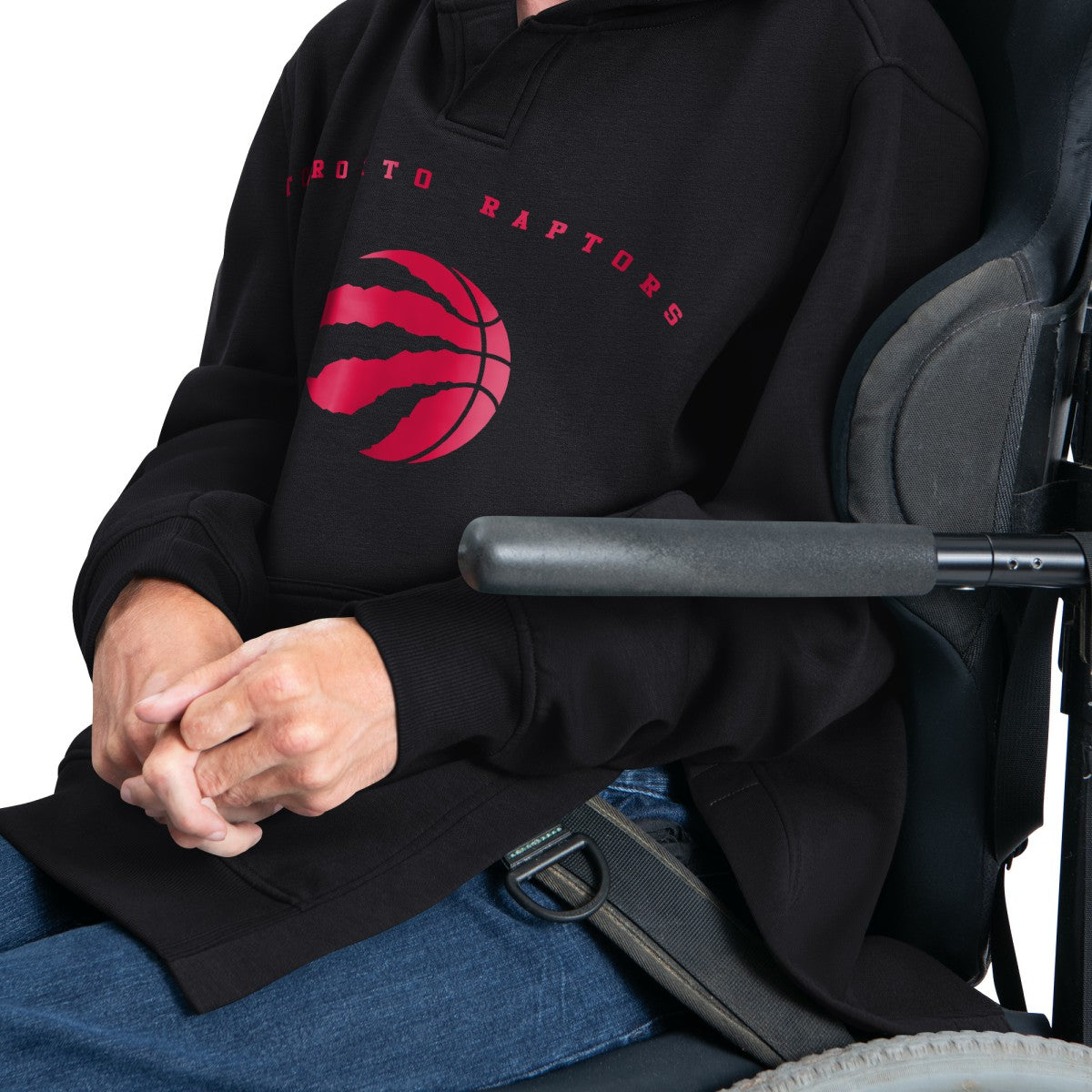Toronto Raptors G-III Sports by Carl Banks Adaptive Team Arc Fleece Hoodie On Sale
