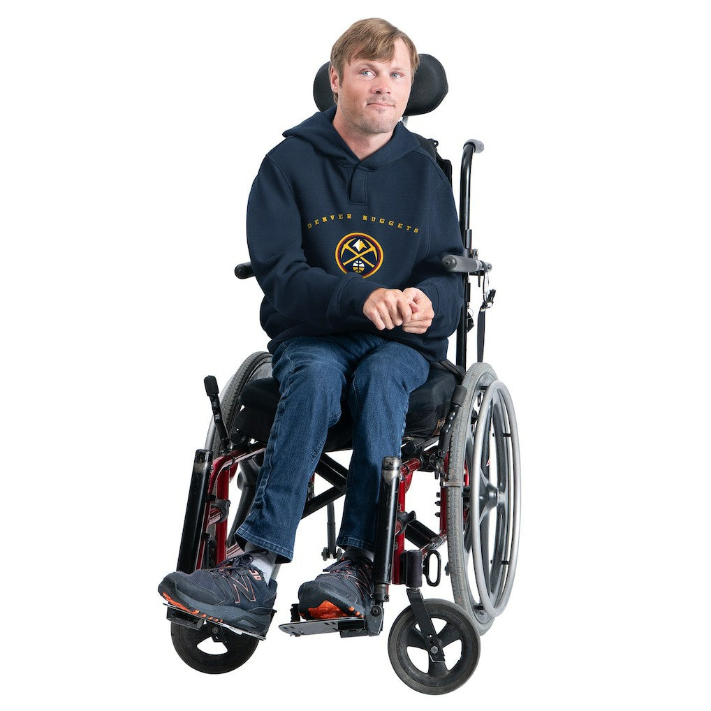 Denver Nuggets G-III Sports by Carl Banks Adaptive Team Arc Fleece Hoodie sale Discount