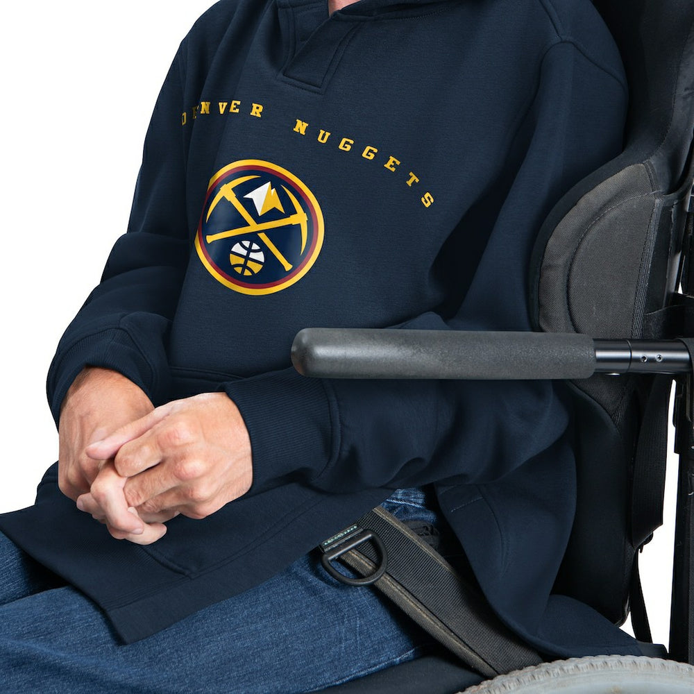 Denver Nuggets G-III Sports by Carl Banks Adaptive Team Arc Fleece Hoodie sale Discount