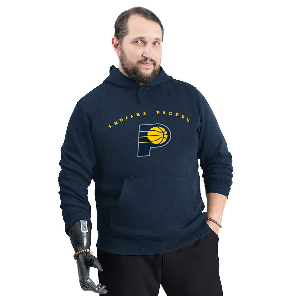 Indiana Pacers G-III Sports by Carl Banks Adaptive Team Arc Fleece Hoodie Discount
