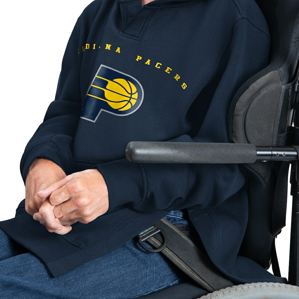 Indiana Pacers G-III Sports by Carl Banks Adaptive Team Arc Fleece Hoodie Discount