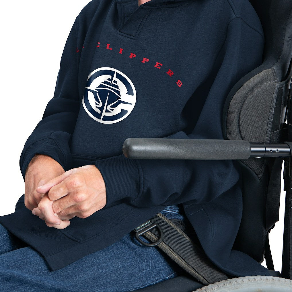 LA Clippers G-III Sports by Carl Banks Adaptive Team Arc Fleece Hoodie New